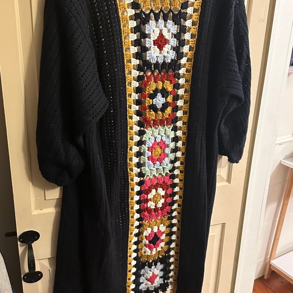 Anthropologie Crochet-Detail Kimono Duster - One Size - Picture 3 of 6